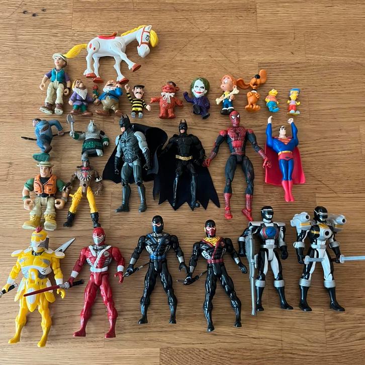 Set figuren (Power Rangers, Superhelden, Ninja's,...), Kinderen en Baby's, Speelgoed | Actiefiguren, Gebruikt, Ophalen of Verzenden