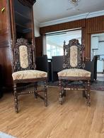Prachtige handgesneden vintage stoelen in perfecte staat, Ophalen