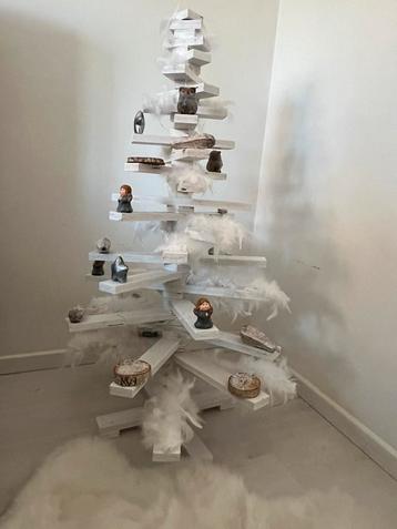 Houten hand made kerstboom 1m hoog, Enlèvement, Comme neuf