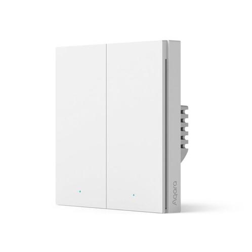 Aqara Inbouw schakelaar H1  - 2 knoppen - Zigbee - Wit, Hobby en Vrije tijd, Elektronica-componenten, Zo goed als nieuw, Ophalen of Verzenden