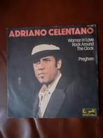 45T Adriano Celentano : Woman in love Rock around the clock, Ophalen of Verzenden