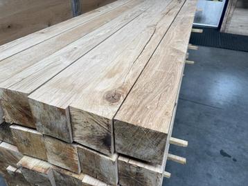 140x140 mm Geschaafde Eiken Balken  Duurzaam Constructiehout beschikbaar voor biedingen