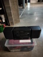 Radio avec lecteur de cassettes double, électrique et à pile, Enlèvement