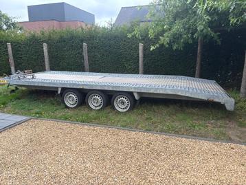 GAB  Autotransporter -  Autotrailer  3-assen + Ramsey winch beschikbaar voor biedingen