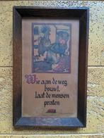 Spreuk Frans Van Immerseel, Antiek en Kunst, Ophalen of Verzenden
