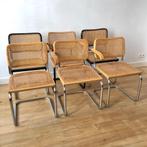 80S CESCA CHAIRS • per stuk, Vijf, Zes of meer stoelen, Metaal, Modern, Gebruikt