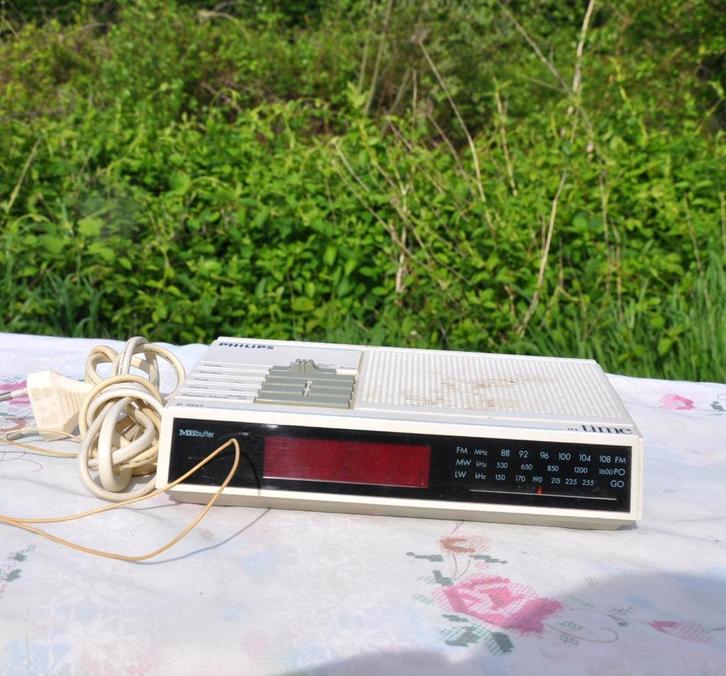 radio reveil electrique philips d 3242 vintage, Verzamelen, Retro, Overige typen, Ophalen of Verzenden