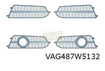 Audi A6 (3/11-5/16) voorbumpergrille Rechts (-ml) (BMT glans beschikbaar voor biedingen