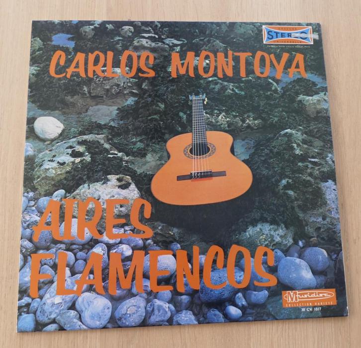 LP  Carlos Montoya ‎– Aires Flamencos, Cd's en Dvd's, Vinyl | Latin en Salsa, Zo goed als nieuw, 12 inch, Ophalen of Verzenden