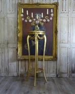 Franse vergulde staander met guirlandes, Antiek en Kunst, Ophalen