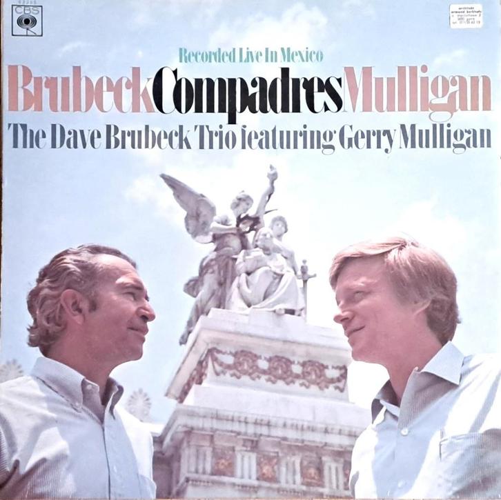 THE DAVE BRUBECK TRIO Ft Gerry Mulligan – Compadres (LP Jazz, Cd's en Dvd's, Vinyl | Jazz en Blues, Jazz, Ophalen of Verzenden