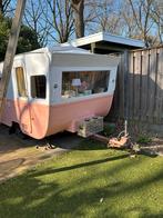 Oldtimer otten caravan /speelhuisje, Particulier, Treinzit, Vast bed