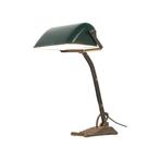 Art Deco Industriële Notarislamp Bureaulamp Sun Bauhaus, Antiquités & Art, Enlèvement ou Envoi