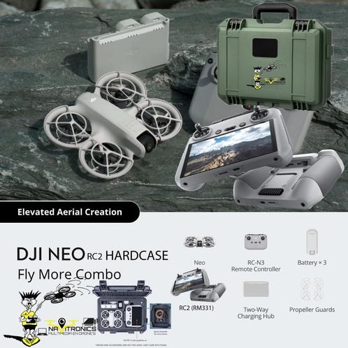 DJI NEO RC2 (RM331) HARDCASE FLY MORE COMBO, TV, Hi-fi & Vidéo, Drones, Neuf, Drone avec caméra, Enlèvement ou Envoi