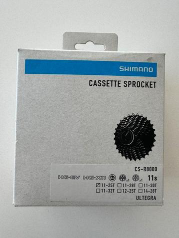 Cassette shimano ultegra 11speed 11-25 beschikbaar voor biedingen