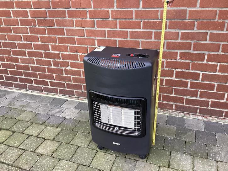 Straalkachel Gimeg met gasfles, Huis en Inrichting, Kachels, Gebruikt, Vrijstaand, Gaskachel, Gas, Ophalen