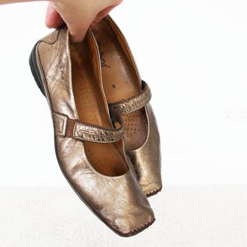 Magnifiques mocassins Gabor en cuir doré s2 (taille 6/39) €5, Neuf, Autres couleurs, Gabor, Sabots