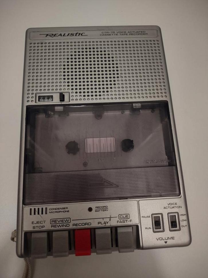 Realistic ctr 75, Audio, Tv en Foto, Cassettedecks, Ophalen