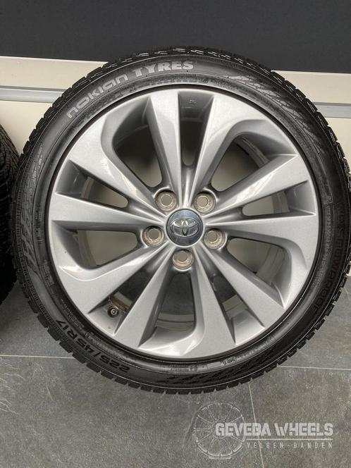 17” originele Toyota Auris velgen + winterbanden 5x114.3, Autos : Pièces & Accessoires, Pneus & Jantes, Pneus et Jantes, Pneus hiver