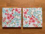 2 canvasdoeken met bloemen, Enlèvement ou Envoi, Comme neuf
