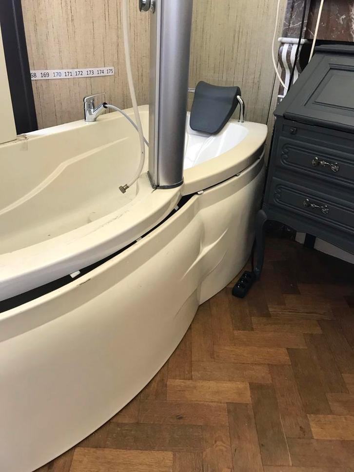 Combi baignoire douche, Doe-het-zelf en Bouw, Sanitair, Gebruikt, Overige typen, Ophalen