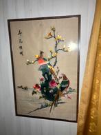 Vintage chinees zijden schilderij, Ophalen