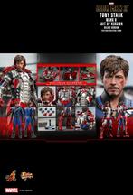 Hot Toys MMS600 Iron Man Mark V Tony Stark Suit up Version D, Humain, Enlèvement ou Envoi, Neuf