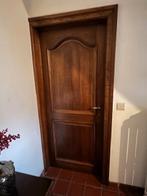 Massief eiken binnendeuren, Ophalen, Gebruikt, 80 tot 100 cm, Binnendeur