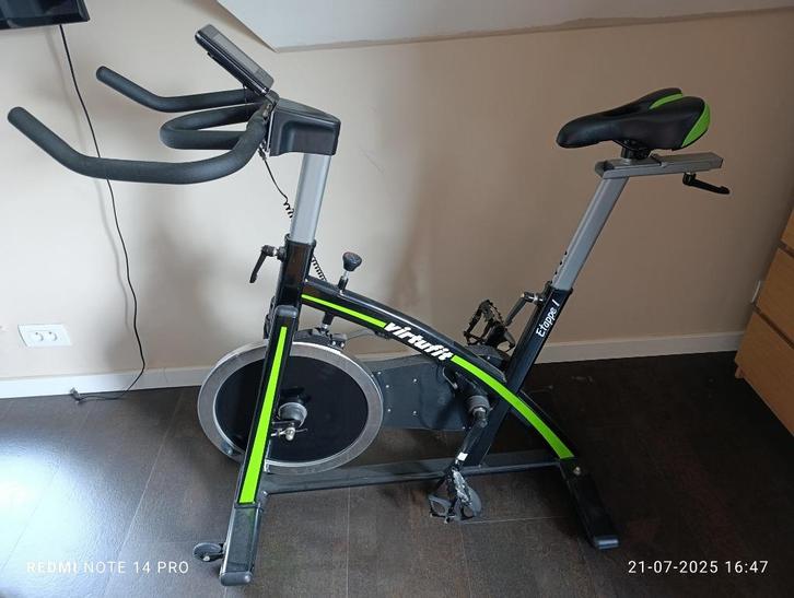 Spinningsfiets Virtufit Etappe 1, Sport en Fitness, Fitnessapparatuur, Zo goed als nieuw, Spinningfiets, Metaal, Ophalen