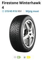 Winterbanden Firestone 215/45 R16 90 4st. zo goed als nieuw, Auto-onderdelen, Banden en Velgen, Ophalen, 16 inch, Winterbanden