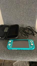 Nintendo switch lite bleue + housse, chargeur et jeux, Comme neuf, Avec housse de protection ou sac, Turquoise
