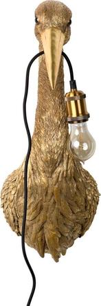 wandlamp ooievaar, lamp niet inbegrepen, Huis en Inrichting, Lampen | Wandlampen, Ophalen, Zo goed als nieuw