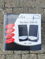 Multimedia speakers 200W, Ophalen of Verzenden, Gebruikt