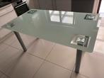 Table de cuisine très propre, dimension 90x60, 50 tot 100 cm, Glas, 150 tot 200 cm, Rechthoekig