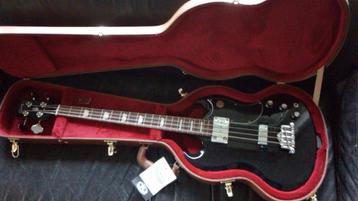 Neuves: Gibson SG Standard Basse Ebony /Acajou/ case 