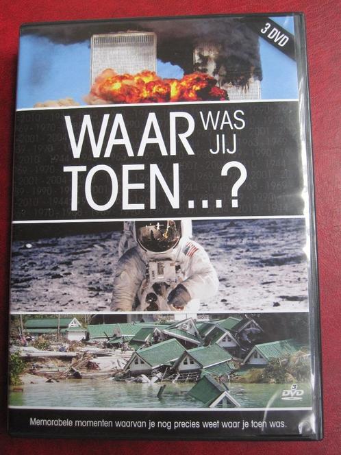 Waar was jij toen? (3 disc), Cd's en Dvd's, Dvd's | Documentaire en Educatief, Zo goed als nieuw, Politiek of Geschiedenis, Boxset