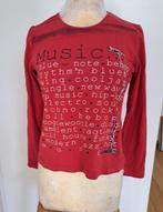t-shirt lange mouw "Music", Vêtements | Femmes, T-shirts, Porté, Manches longues, Taille 42/44 (L), Rouge