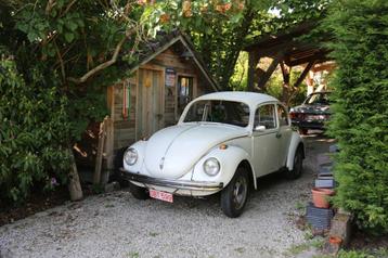 VW Kever 1302 1972, Auto's, Volkswagen, Beetle (Kever), 4 cilinders, Wit, Handgeschakeld