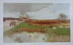 FERNAND TOUSSAINT / CAMPINE - KEMPEN / CHROMOLITHO 70x109cm, Ophalen of Verzenden