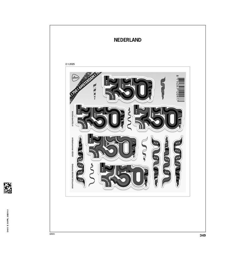 Davo de luxe Supplement Nederland 2025, Postzegels en Munten, Postzegels | Volle albums en Verzamelingen, Verzenden