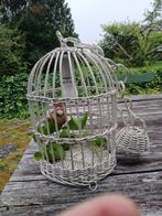 Vogelkooitje met lamp, Antiek en Kunst, Curiosa en Brocante, Ophalen of Verzenden