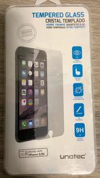 Verre trempé Unotec iPhone 5/5S, Enlèvement ou Envoi, Neuf