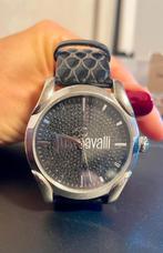 Dameshorloge Just Cavalli, Handtassen en Accessoires, Horloges | Dames, Leer, Staal, Polshorloge, Zo goed als nieuw