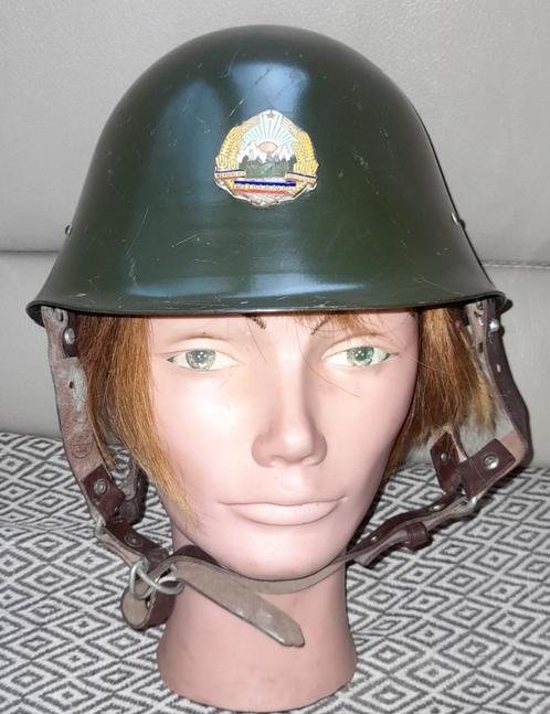 Stalen helm - Roemenië - parade-versie, Verzamelen, Militaria | Algemeen, Landmacht, Helm of Baret, Ophalen of Verzenden