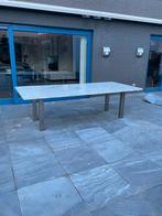 Graniete tafel / tuintafel / eettafel /bureau, 200 cm of meer, 100 tot 150 cm, Gebruikt, Rechthoekig