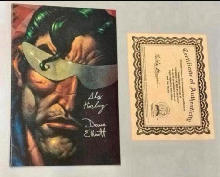 SHARKY #1 2 fois signé certificat ALEX HORLEY - DAVE ELLIOTT, Livres, BD | Comics, Comme neuf, Amérique, Enlèvement ou Envoi