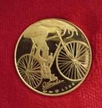 Gouden penning Eddy Merckx ( 18 karaat ), Timbres & Monnaies, Métaux nobles & Lingots, Or, Enlèvement ou Envoi