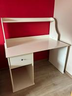 Witte bureau Ikea, Huis en Inrichting, Bureaus, Ophalen, Gebruikt, Bureau