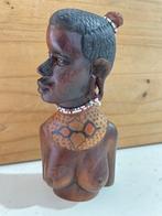 Afrikaans beeldje vrouw, Antiek en Kunst, Kunst | Beelden en Houtsnijwerken, Ophalen