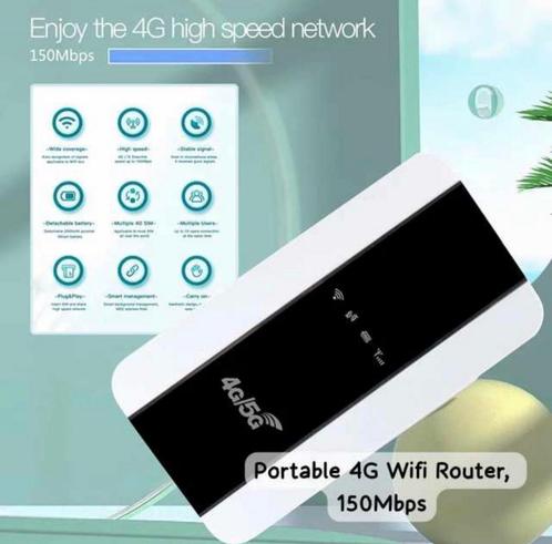 Modem 4g 5g portable/batterie/SIM, Informatique & Logiciels, Routeurs & Modems, Neuf, Routeur